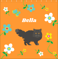 Thumbnail for Personalized Cats Shower Curtain IX - Flower Feline - Cat VI - Decorate View