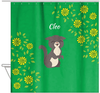 Thumbnail for Personalized Cats Shower Curtain XI - Kitten Mums - Cat V - Hanging View