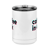 Thumbnail for Caught in 4k Coffee Mug Tumbler with Handle (15 oz) - TikTok Trends - Front View