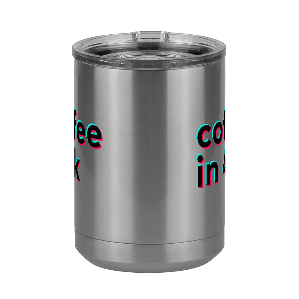 Caught in 4k Coffee Mug Tumbler with Handle (15 oz) - TikTok Trends - Front View