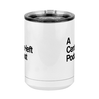 Thumbnail for Centre-left Podcast Coffee Mug Tumbler with Handle (15 oz) - Front View