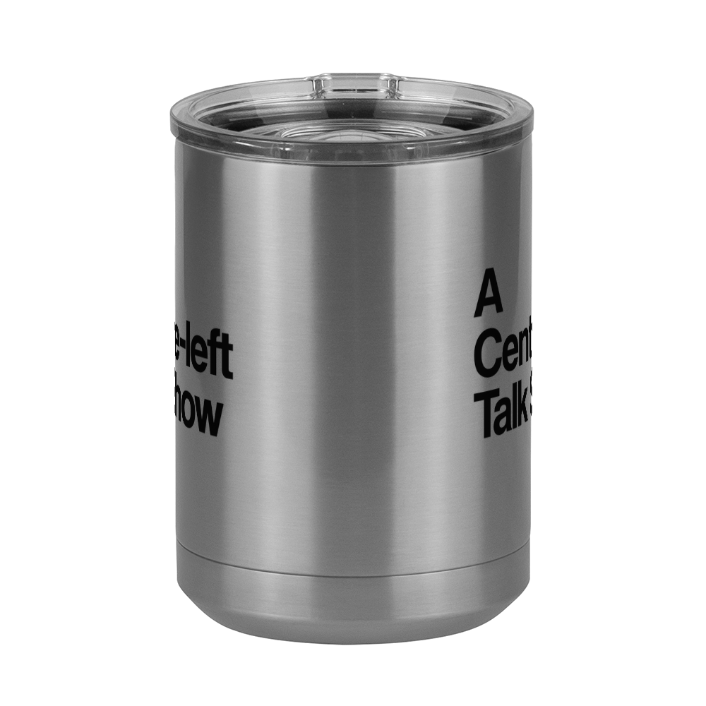 Centre-left Talk Show Coffee Mug Tumbler with Handle (15 oz) - Front View