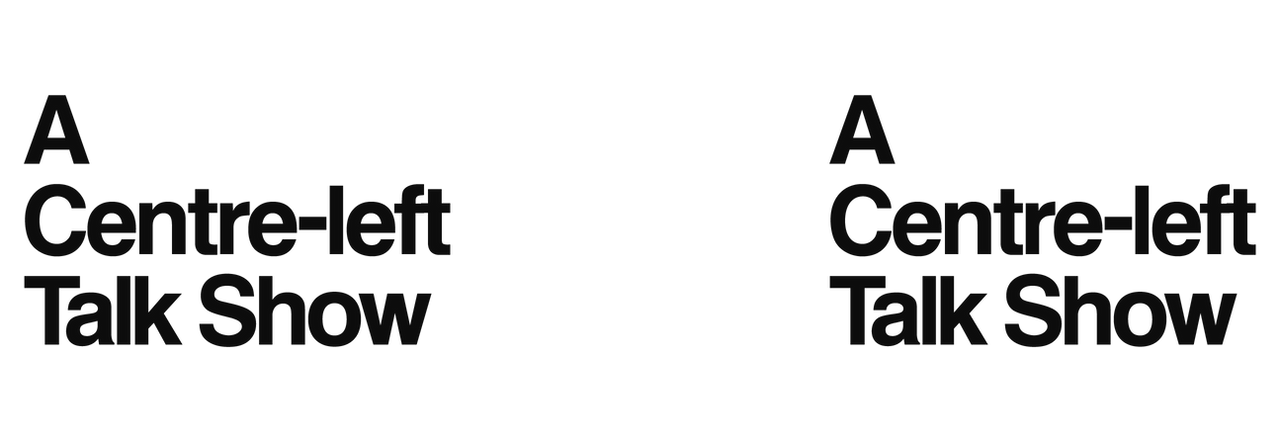 Centre-left Talk Show Coffee Mug Tumbler with Handle (15 oz) - Graphic View