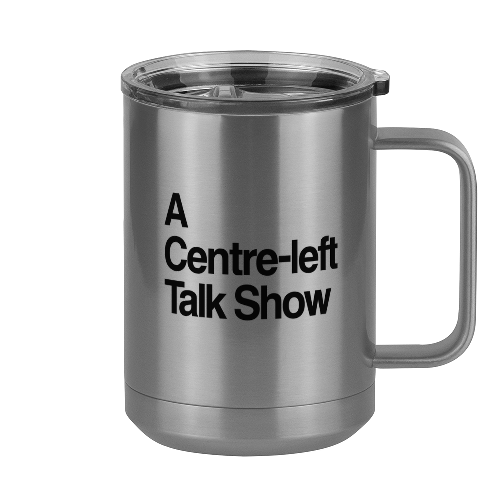 Centre-left Talk Show Coffee Mug Tumbler with Handle (15 oz) - Right View