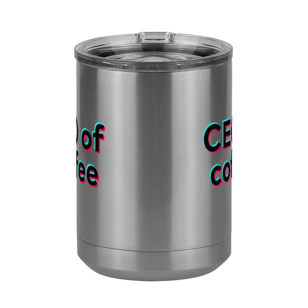CEO of Coffee Mug Tumbler with Handle (15 oz) - TikTok Trends - Front View