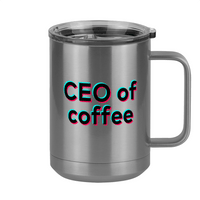 Thumbnail for CEO of Coffee Mug Tumbler with Handle (15 oz) - TikTok Trends - Right View