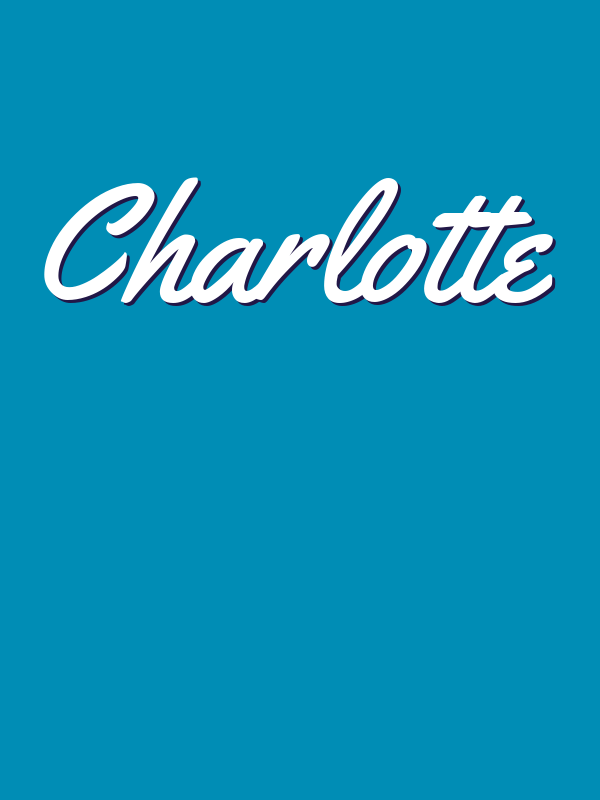 Personalized Charlotte T-Shirt - Teal - Decorate View