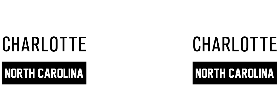 Personalized Charlotte North Carolina Water Bottle (30 oz) - Graphic View