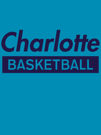 Thumbnail for Charlotte Basketball T-Shirt - Teal - Decorate View