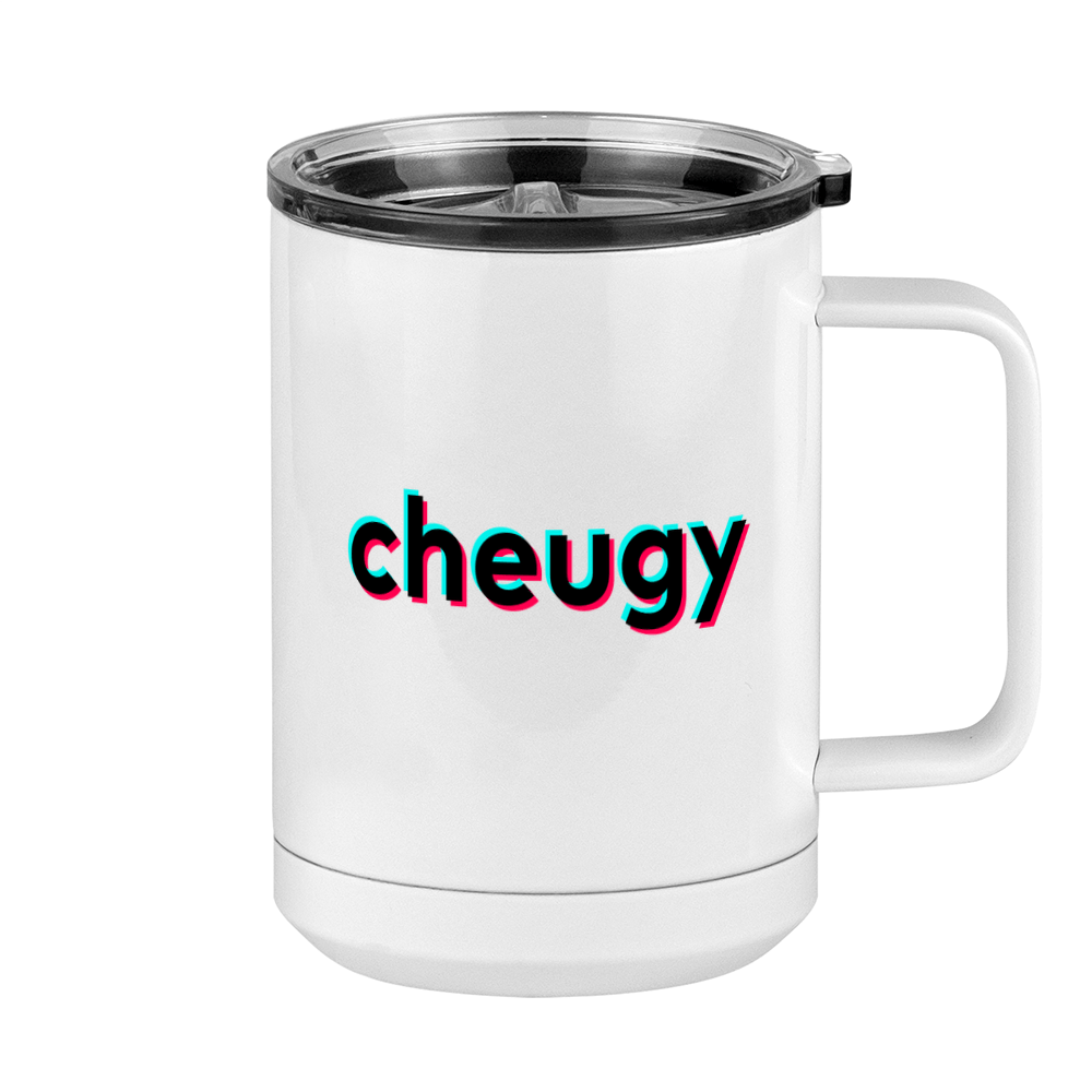 Cheugy Coffee Mug Tumbler with Handle (15 oz) - TikTok Trends - Right View