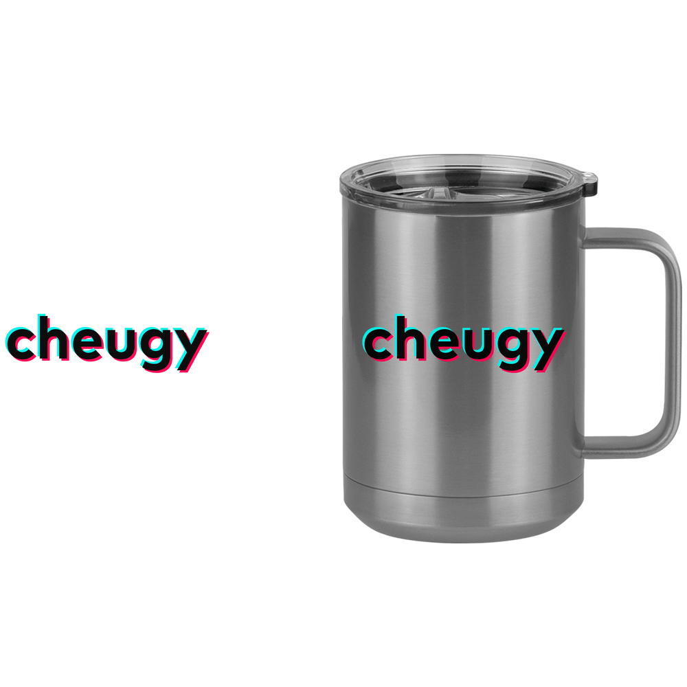 Cheugy Coffee Mug Tumbler with Handle (15 oz) - TikTok Trends - Design View