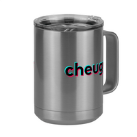 Thumbnail for Cheugy Coffee Mug Tumbler with Handle (15 oz) - TikTok Trends - Front Right View