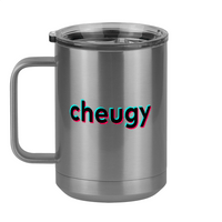 Thumbnail for Cheugy Coffee Mug Tumbler with Handle (15 oz) - TikTok Trends - Left View