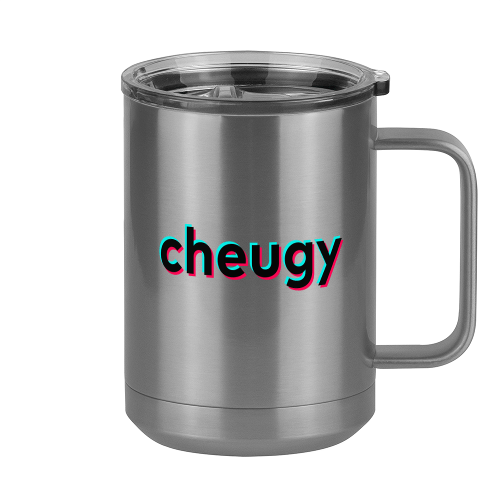 Cheugy Coffee Mug Tumbler with Handle (15 oz) - TikTok Trends - Right View