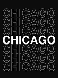 Thumbnail for Chicago T-Shirt - Black - Decorate View