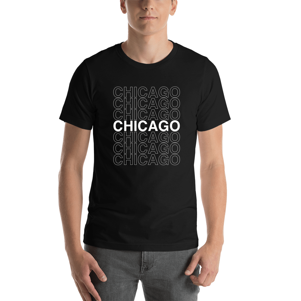 Just So Posh Chicago T-Shirt - Black XL