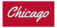 Thumbnail for Personalized Chicago Beach Towel - Front View