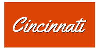 Thumbnail for Personalized Cincinnati Beach Towel - Front View