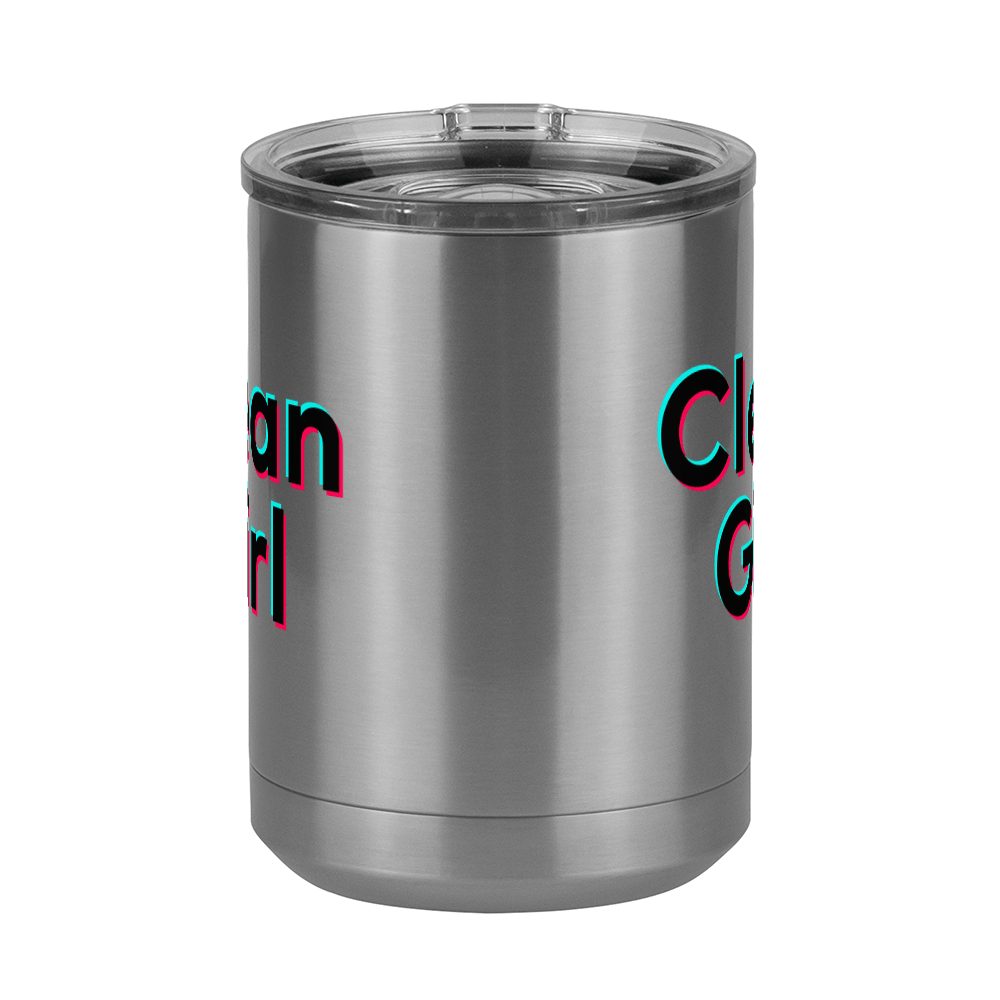Clean Girl Coffee Mug Tumbler with Handle (15 oz) - TikTok Trends - Front View