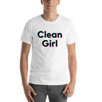 Thumbnail for Clean Girl T-Shirt - White - TikTok Trends - Shirt View