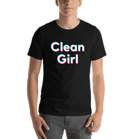 Thumbnail for Clean Girl T-Shirt - Black - TikTok Trends - Shirt View