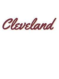Thumbnail for Personalized Cleveland T-Shirt - White - Decorate View