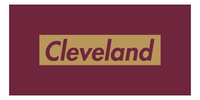 Thumbnail for Personalized Cleveland Beach Towel - Front View