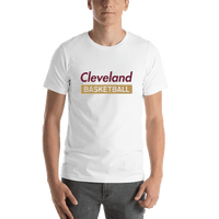 Thumbnail for Cleveland Basketball T-Shirt - White - Shirt View