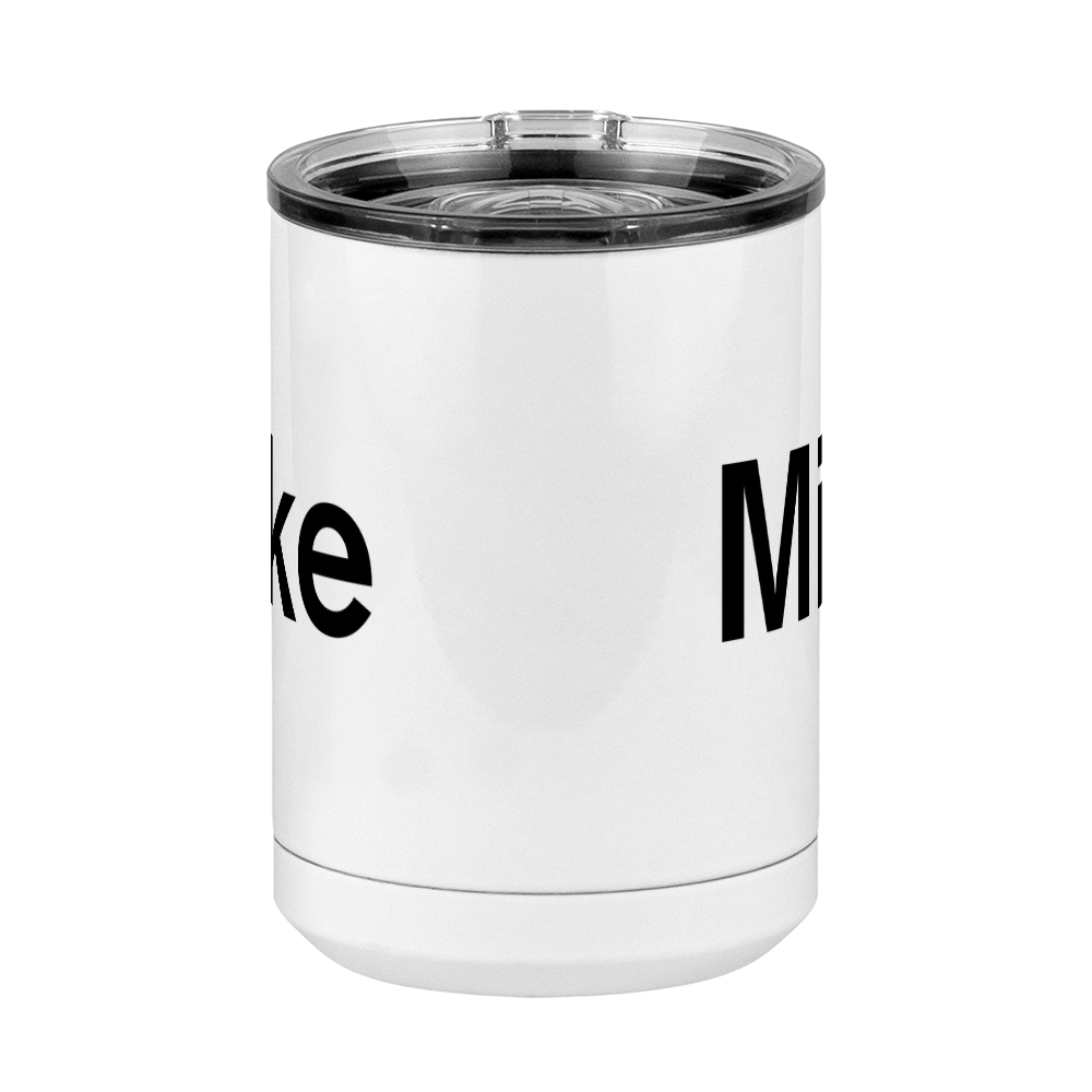 Personalized Coffee Mug Tumbler with Handle (15 oz) - Front View