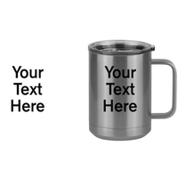 Thumbnail for Personalized Coffee Mug Tumbler with Handle (15 oz) - Design View