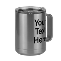 Thumbnail for Personalized Coffee Mug Tumbler with Handle (15 oz) - Front Right View
