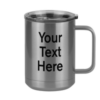 Thumbnail for Personalized Coffee Mug Tumbler with Handle (15 oz) - Right View