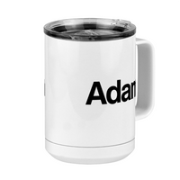 Thumbnail for Personalized Coffee Mug Tumbler with Handle (15 oz) - Front Right View