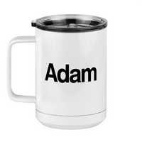 Thumbnail for Personalized Coffee Mug Tumbler with Handle (15 oz) - Left View