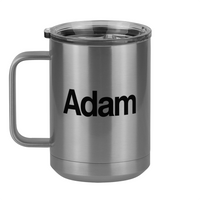 Thumbnail for Personalized Coffee Mug Tumbler with Handle (15 oz) - Left View