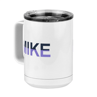 Thumbnail for Personalized Coffee Mug Tumbler with Handle (15 oz) - Front Left View