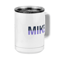 Thumbnail for Personalized Coffee Mug Tumbler with Handle (15 oz) - Front Right View