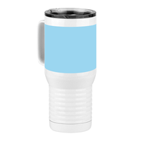 Thumbnail for Personalized Travel Coffee Mug Tumbler with Handle (20 oz) - Upload Your Art - Front Left View