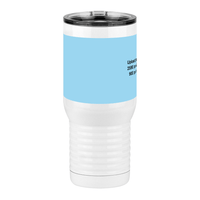 Thumbnail for Personalized Travel Coffee Mug Tumbler with Handle (20 oz) - Upload Your Art - Front View