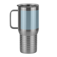 Thumbnail for Personalized Travel Coffee Mug Tumbler with Handle (20 oz) - Upload Your Art - Left View