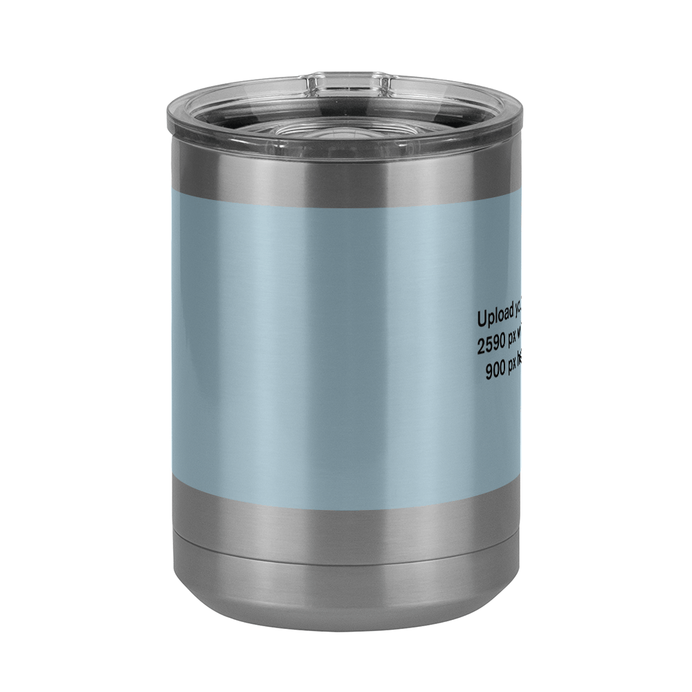 Personalized Coffee Mug Tumbler with Handle (15 oz) - Upload Your Art - Front View