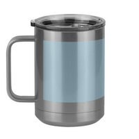 Thumbnail for Personalized Coffee Mug Tumbler with Handle (15 oz) - Upload Your Art - Left View