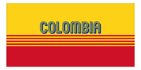 Thumbnail for Personalized Colombia Beach Towel - Front View