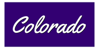 Thumbnail for Personalized Colorado Beach Towel - Front View