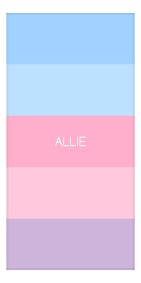 Thumbnail for Personalized Color Block Beach Towel - Front View