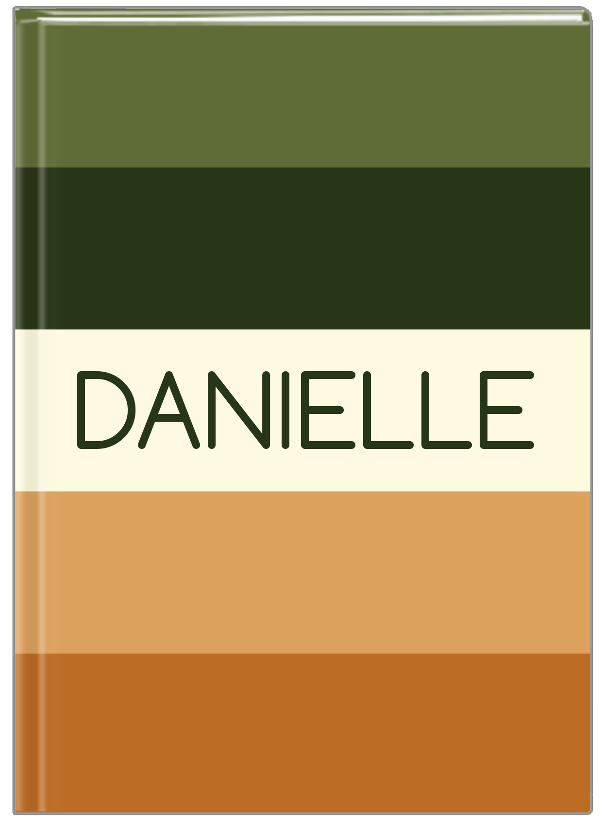Personalized Color Block Journal - Front View