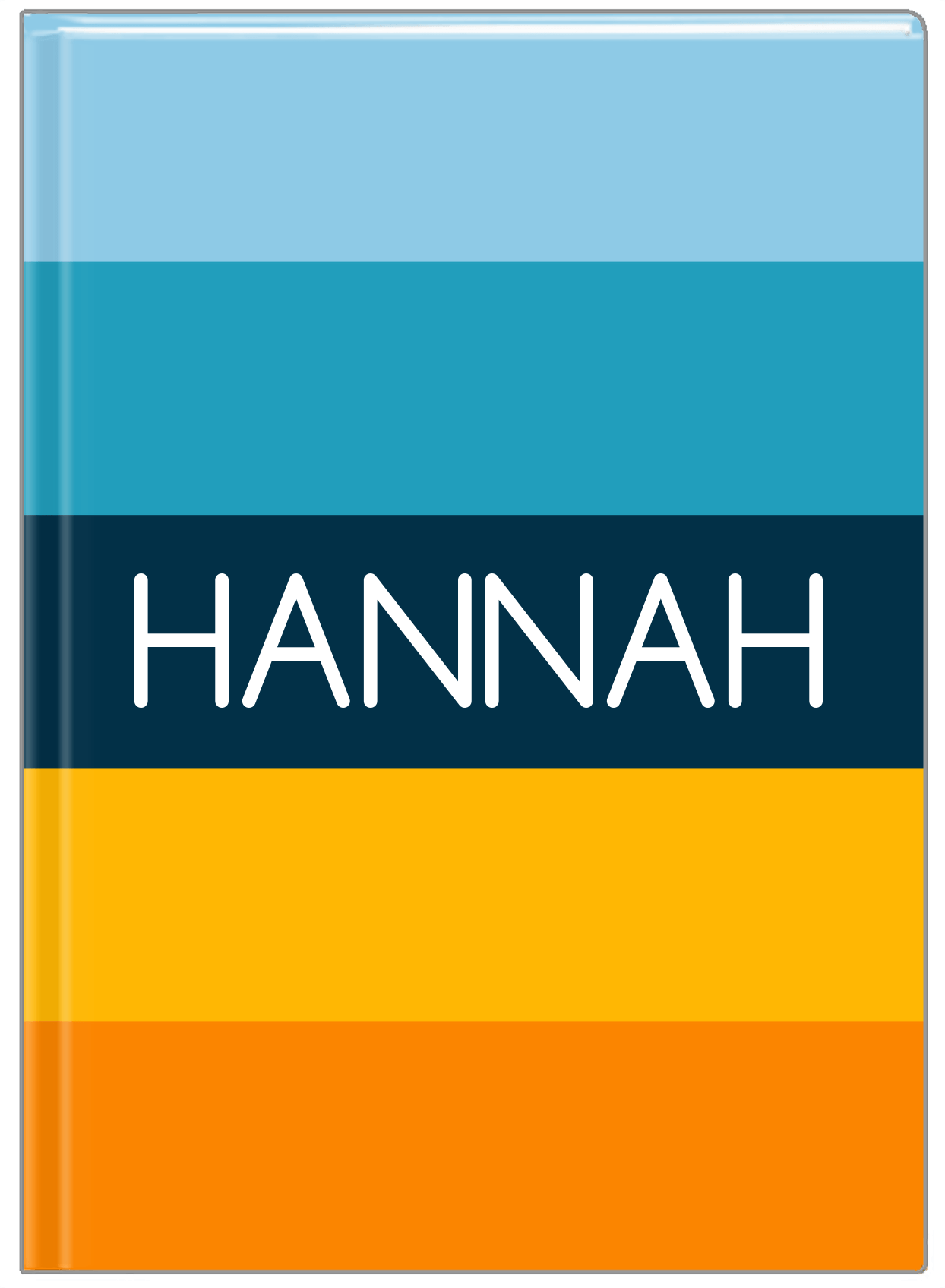 Personalized Color Block Journal - Front View