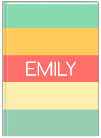 Thumbnail for Personalized Color Block Journal - Front View