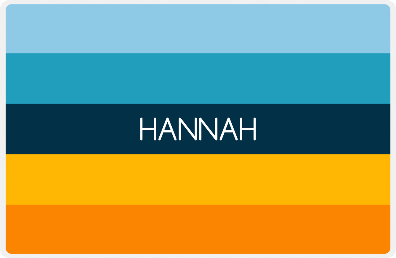 Personalized Color Block Placemat -  View