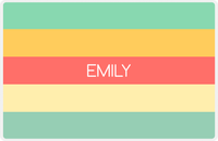 Thumbnail for Personalized Color Block Placemat -  View